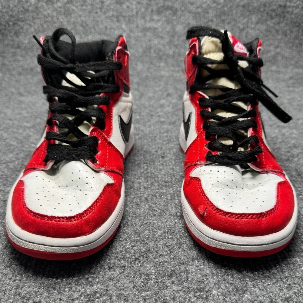 Nike Air Jordan 1 High OG Chicago Lost and Found Kids 3Y Red White 555088-101